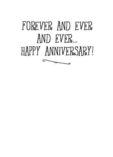 Most Favorite Anniversary Card Inside
