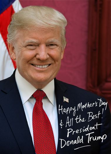 Mother's Day Autograph White House Ecard Cover