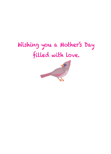 Mother's Day Birds Mother's Day Card Inside