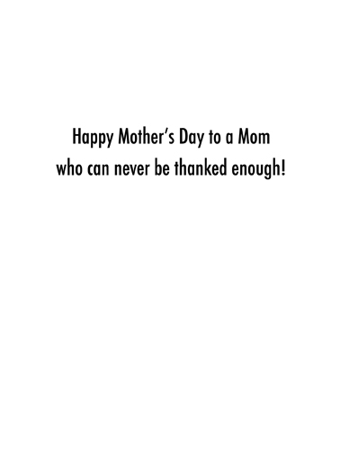 Mother's Day Chart  Ecard Inside