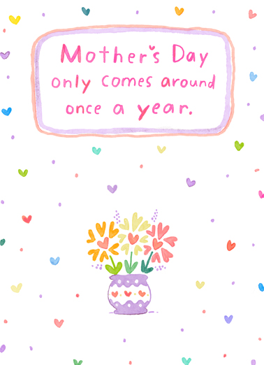 Mothers Day Once a Year Uplifting Cards Ecard Cover