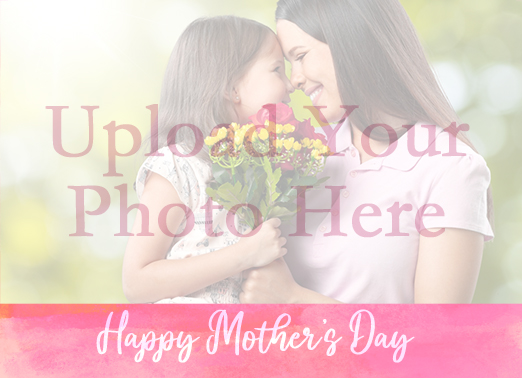 Mothers Day Photo Horiz 5x7 horizontal greeting Ecard Cover