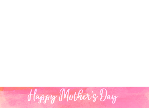 Mothers Day Photo Horiz 5x7 horizontal greeting Ecard Cover