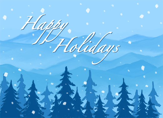 Mountain Holidays  Ecard Cover