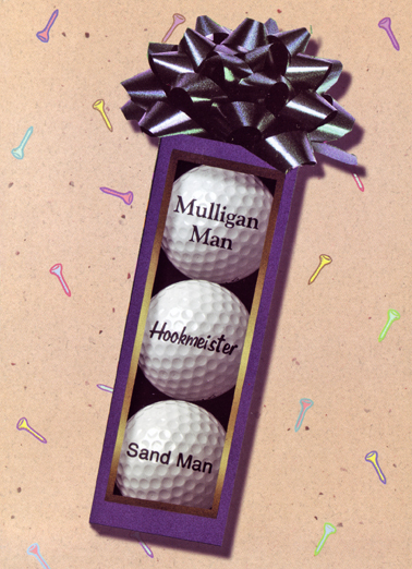 Mulligan Man 5x7 greeting Card Cover