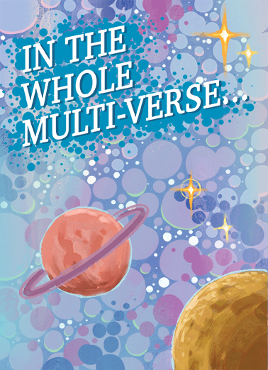 Multi-Verse Birthday Ecard Cover