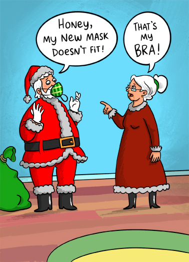 My Bra XMAS  Card Cover