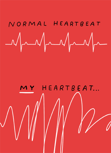 My Heartbeat Heartfelt Ecard Cover