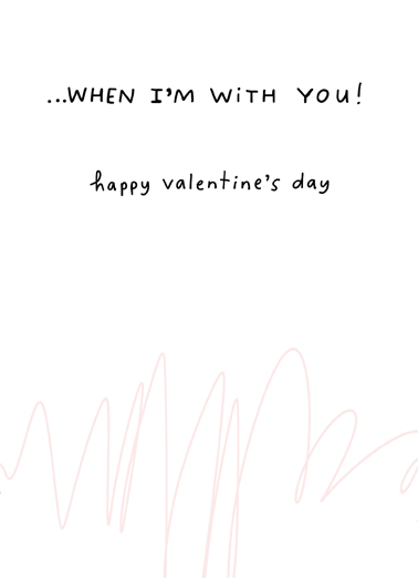 My Heartbeat Valentine's Day Card Inside