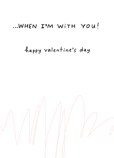 My Heartbeat Valentine's Day Ecard Inside