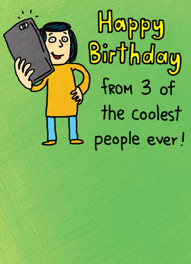 My Selfie Cartoons Ecard Cover