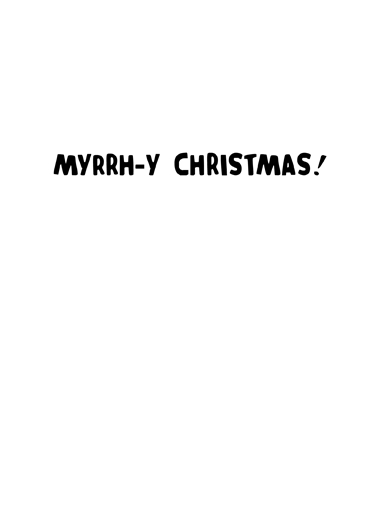 Myrrh Christmas Card Inside