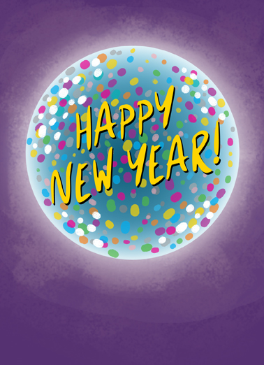 NYE BALL New Year's Ecard Cover