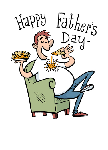 Nacho Dad Father's Day Card Cover