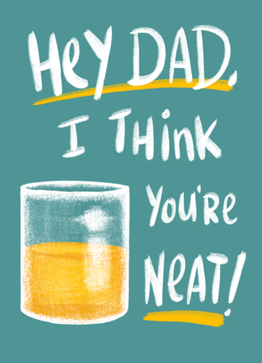 Neat Dad Father's Day Card Cover