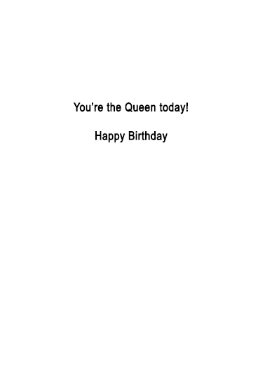 Need Tiara Birthday Card Inside