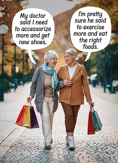 Need to Accessorize Aging Ecard Cover