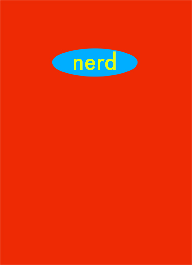 Nerd Card  Card Cover