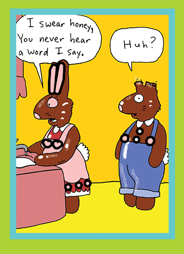 Never Hear Easter Ecard Cover