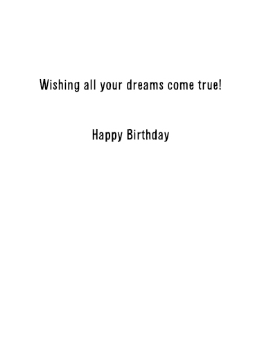 Never Stop Dreaming Inspirational Ecard Inside