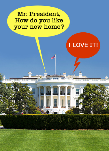 New Home Funny Political Ecard Cover
