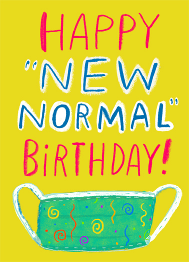 New Normal Bday Quarantine Card Cover