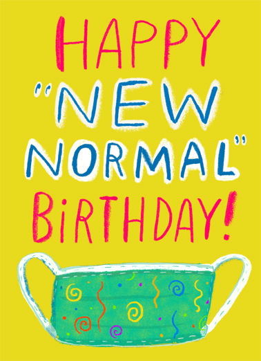 New Normal Bday Essential Worker Ecard Cover