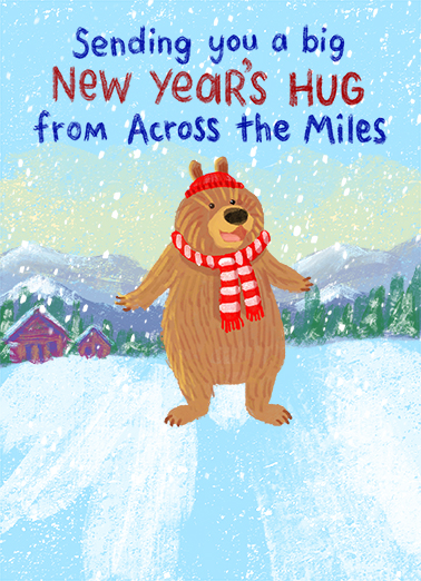 New Years Hug ATM  Ecard Cover