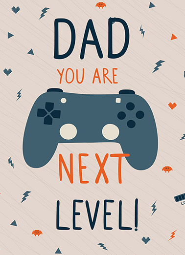 Next Level Dad For Dad Ecard Cover