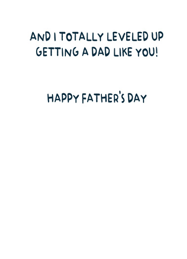 Next Level Dad For Dad Ecard Inside