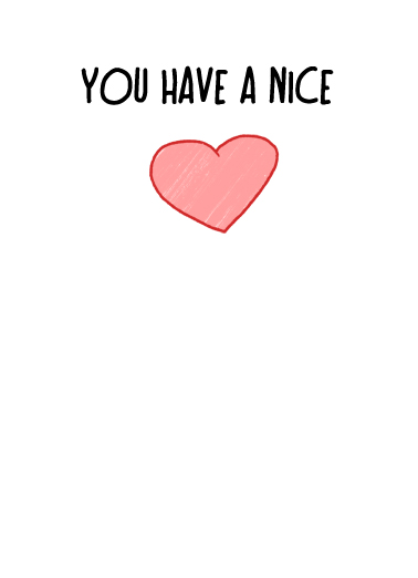 Nice Nicer Heart  Ecard Cover