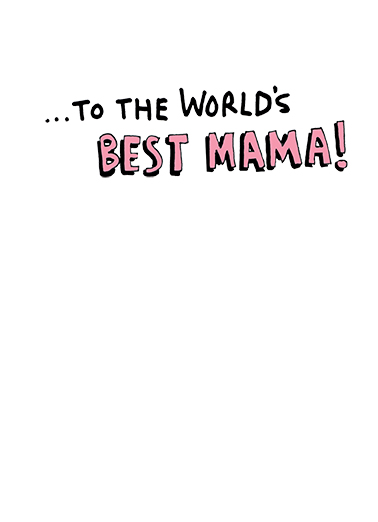 No Drama For Mom Ecard Inside