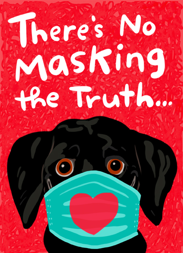 No Masking Valentine Quarantine Ecard Cover