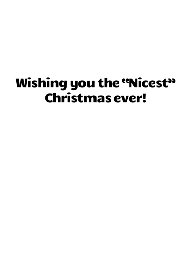 No One Nicer Christmas Ecard Inside