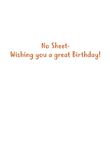 No Sheet Birthday Card Inside