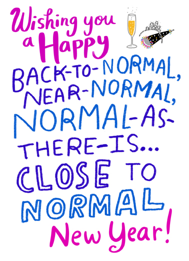 Normal New Year  Ecard Cover