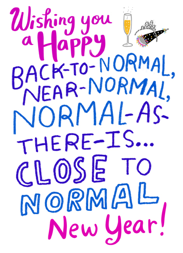 Normal New Year Lockdown Ecard Cover