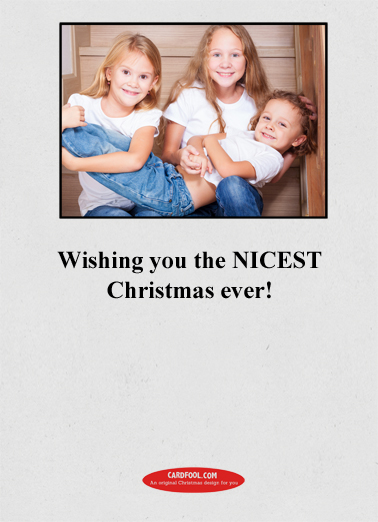 North Pole Newspaper Christmas Card Inside