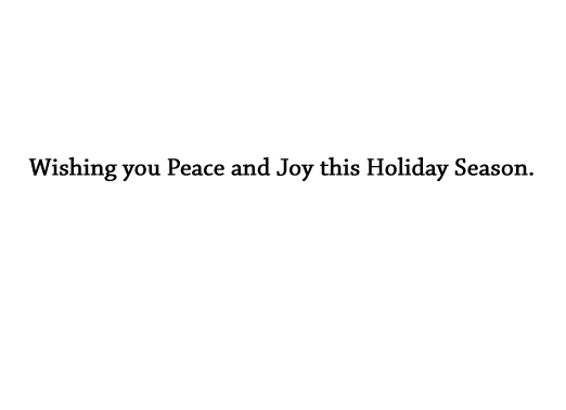 North Star CF Christmas Ecard Inside