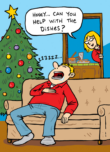 Not Even A Spouse - Funny Christmas Card to personalize and send.