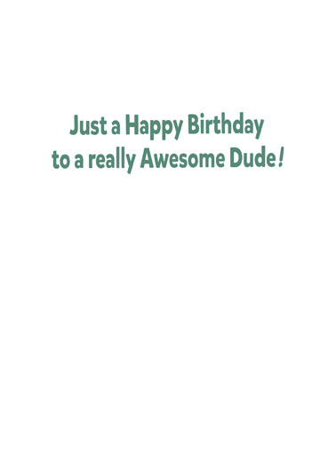 Nothing Rude Birthday Ecard Inside