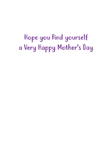 Nothing To Eat Mum Mother's Day Ecard Inside