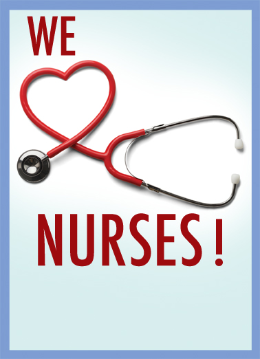 Nurse 5x7 greeting Card Cover