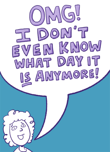 OMG What Day Social Distancing Ecard Cover