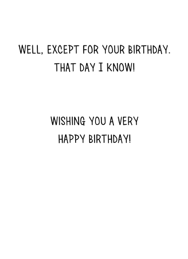 OMG What Day Social Distancing Ecard Inside