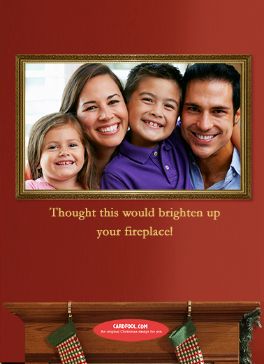 Obama Family Vert Christmas Card Inside