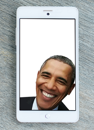 Obama Selfie Obama Card Cover