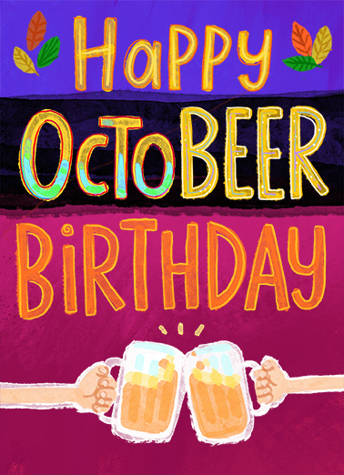 OctoBEER Drinking Ecard Cover