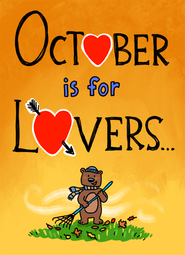 October Lovers October Birthday Ecard Cover