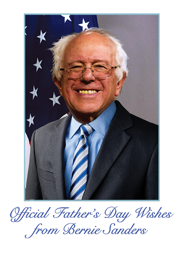 Official Bernie FD Father's Day Ecard Cover